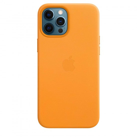 Apple iPhone 12 Pro Max Leather Case - California Poppy