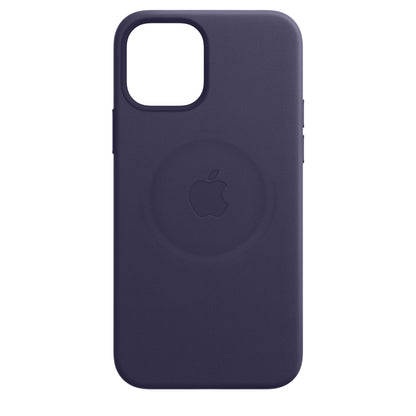 Apple iPhone 12 Pro Max Leather Case - Deep Violet