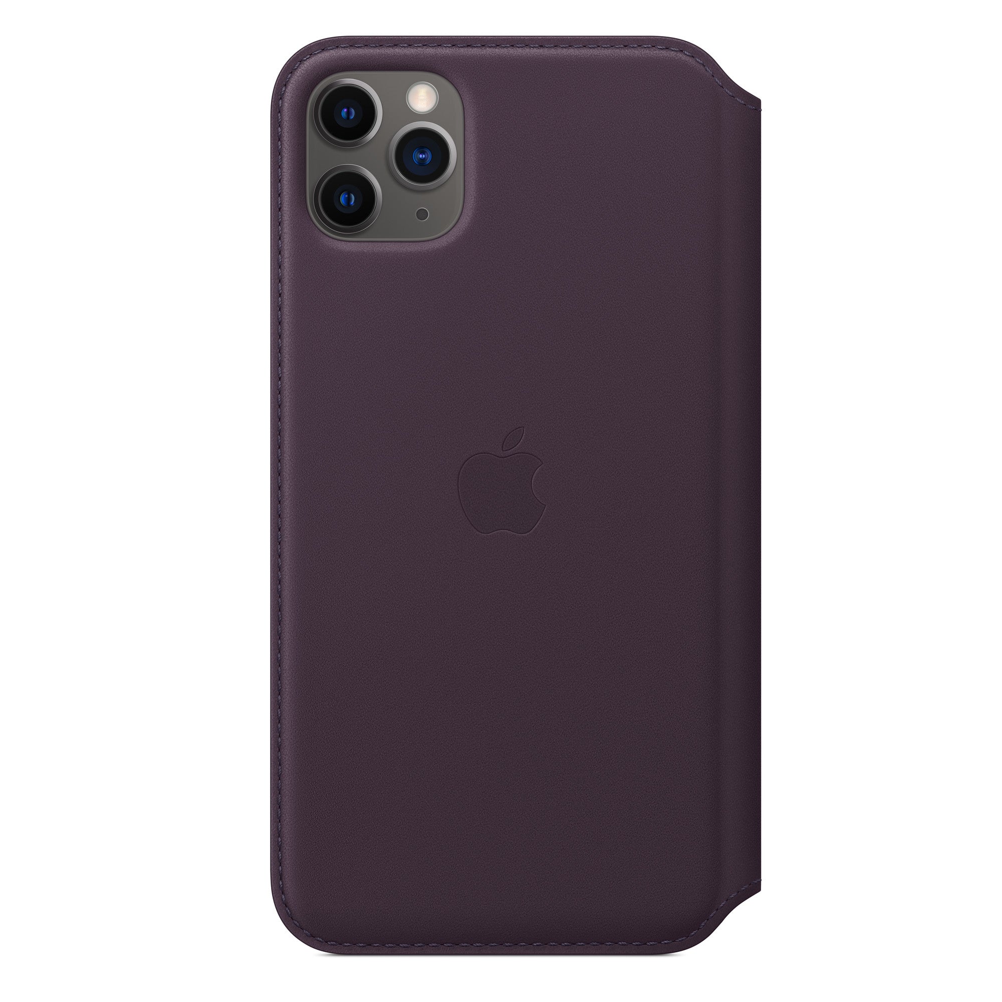 Apple iPhone 11 Pro Leather Folio - Aubergine - Brand New