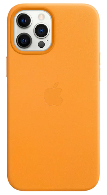 Apple iPhone 12 Pro Max Leather Case - California Poppy iPhone Case Apple   