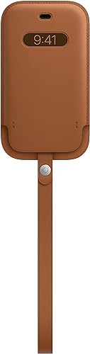 Apple iPhone 12 Mini Leather Sleeve Saddle Brown