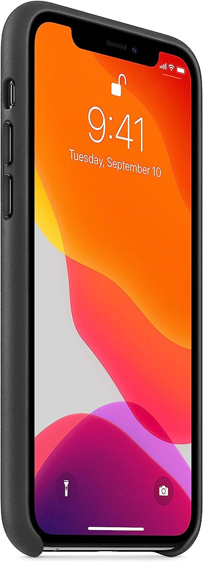 Apple iPhone 11 Pro Max Leather Case - Black  - Brand New