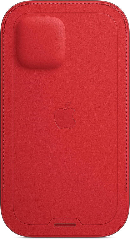 Apple iPhone 12 Pro Max Leather Sleeve with MagSafe Scarlet