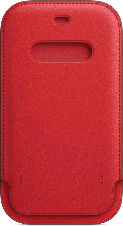 Apple iPhone 12 Pro Max Leather Sleeve with MagSafe Scarlet