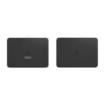 Apple MacBook Air | MacBook Pro 13" Leather Sleeve - Black