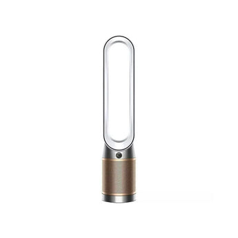 Refurbished Dyson Purifier Cool Formaldehyde TP09 in white and gold with HEPA filtration and Air Multiplier technology.