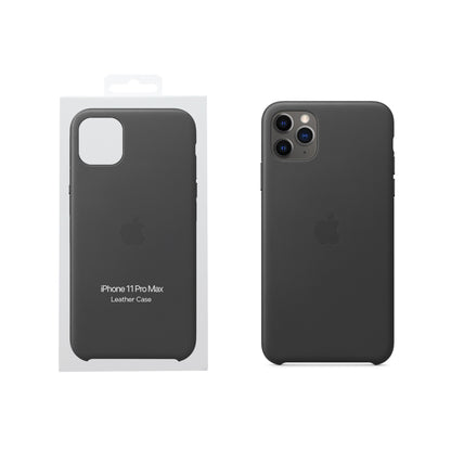Apple iPhone 11 Pro Max Leather Case - Black  - Brand New