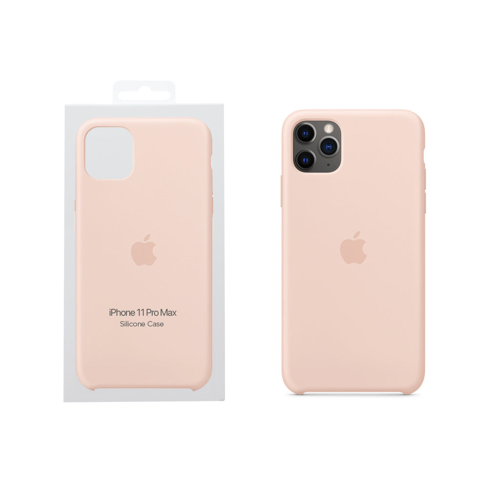 Apple iPhone 11 Pro Max Silicone Case Pink Sand