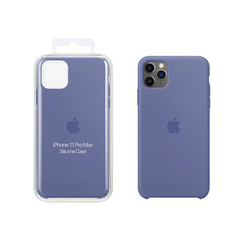 iPhone 11 Pro Max Silicone Case - Linen Blue