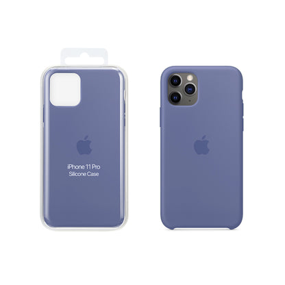 Apple iPhone 11 Pro Silicone Case - Linen Blue - Brand New