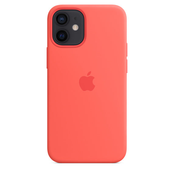 Apple iPhone 12 Mini Silicone Case Pink Citrus iPhone Case Apple Pink Citrus Pink Citrus New - Sealed