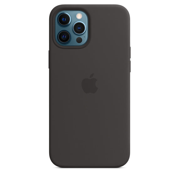 Apple iPhone 12 Pro Max Silicone Case Black iPhone Case Apple   