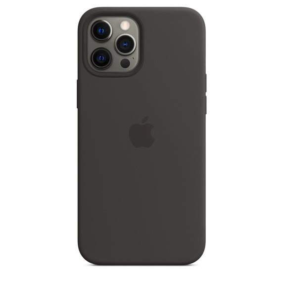 Apple iPhone 12 Pro Max Silicone Case Black iPhone Case Apple Black Black New - Sealed