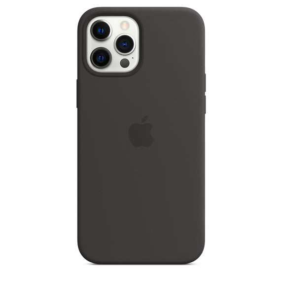 Apple iPhone 12 Pro Max Silicone Case Black iPhone Case Apple   