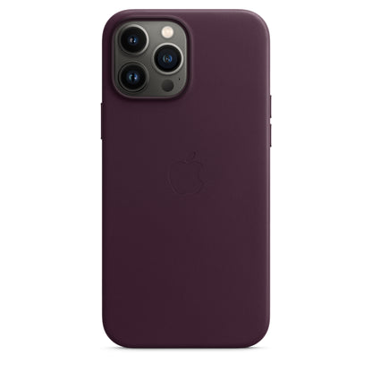 Apple iPhone 13 Pro Max Leather Case - Dark Cherry  - Brand New