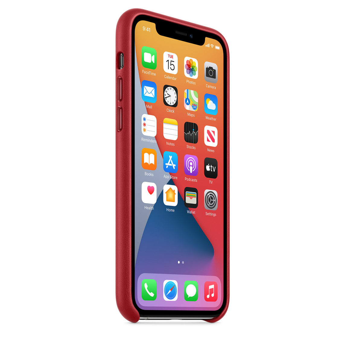 Apple iPhone 11 Pro Leather Case - Red - Brand New iPhone Case Apple   