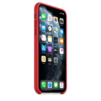 Apple iPhone 11 Pro Max Silicone Case - Red