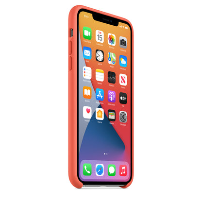 Apple iPhone 11 Pro Max Silicone Case - Clementine - Brand New