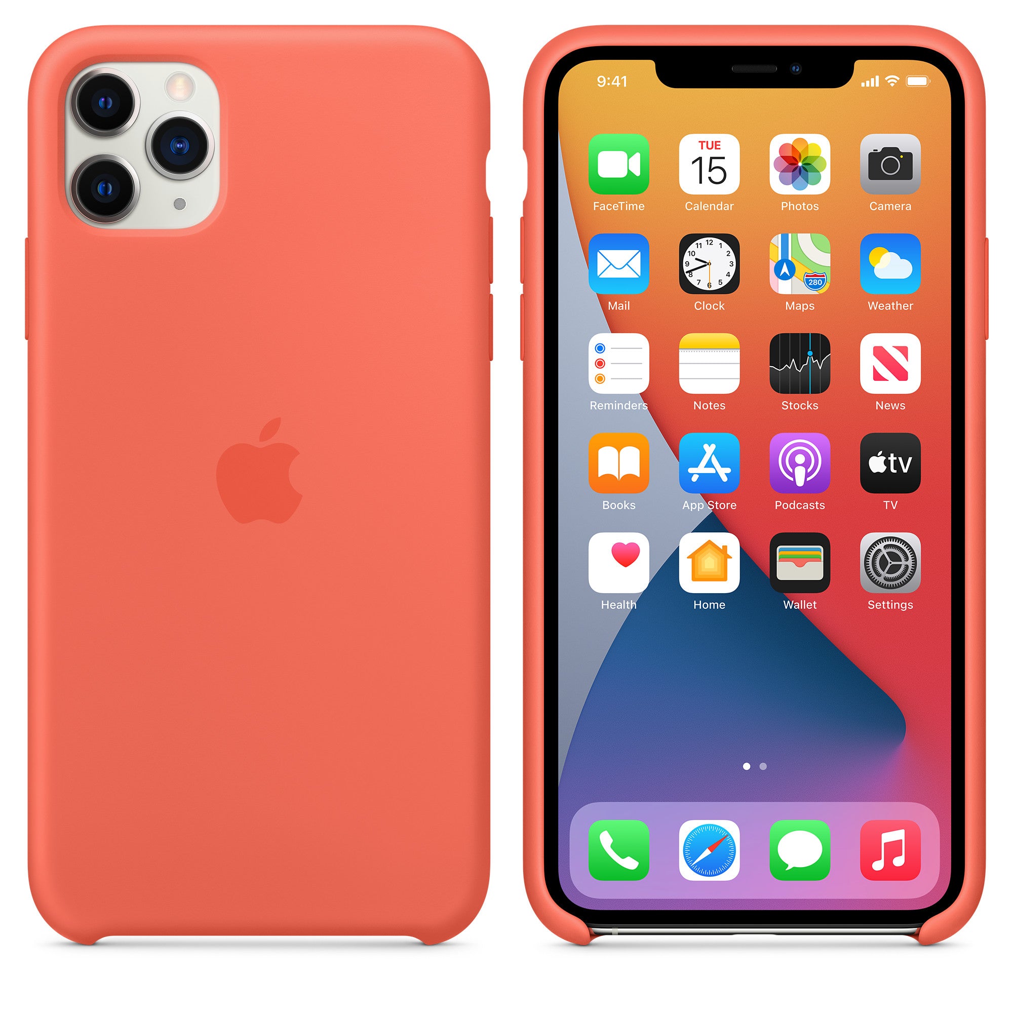 Apple iPhone 11 Pro Max Silicone Case - Clementine - Brand New iPhone Case Apple Clementine Clementine New - Sealed