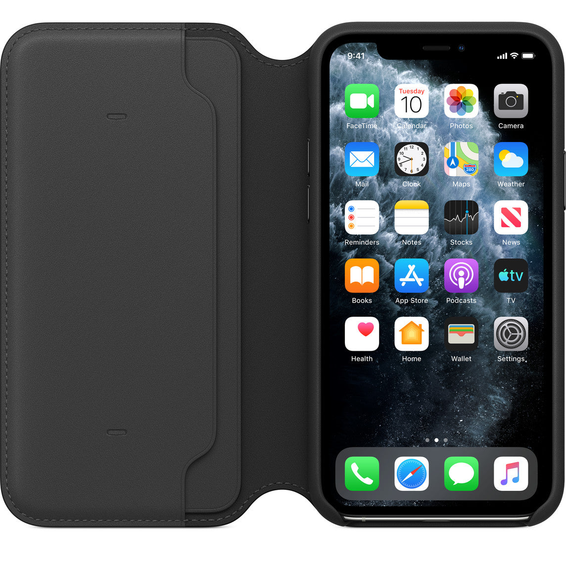 Apple iPhone 11 Pro Leather Folio - Black - Brand New iPhone Case Apple Black Black New - Sealed