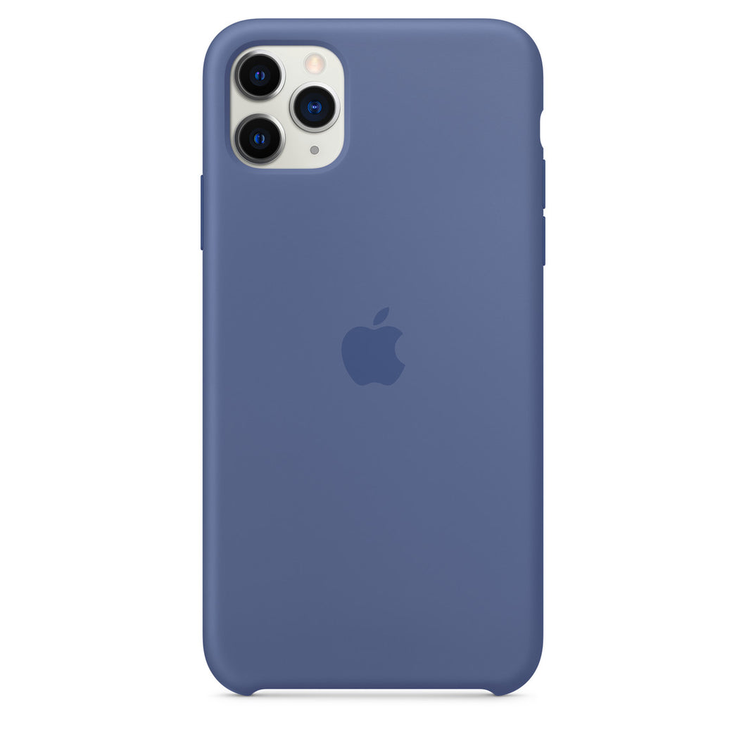Apple iPhone 11 Pro Max Silicone Case - Linen Blue