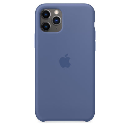 Apple iPhone 11 Pro Silicone Case - Linen Blue - Brand New
