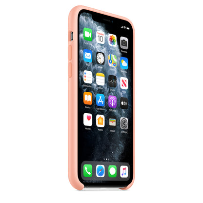 Apple iPhone 11 Pro Silicone Case - Grapefruit - Brand New