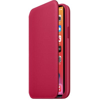 Apple iPhone 11 Pro Leather Folio - Raspberry - Brand New