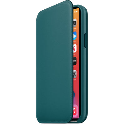 Apple iPhone 11 Pro Leather Folio - Peacock - Brand New
