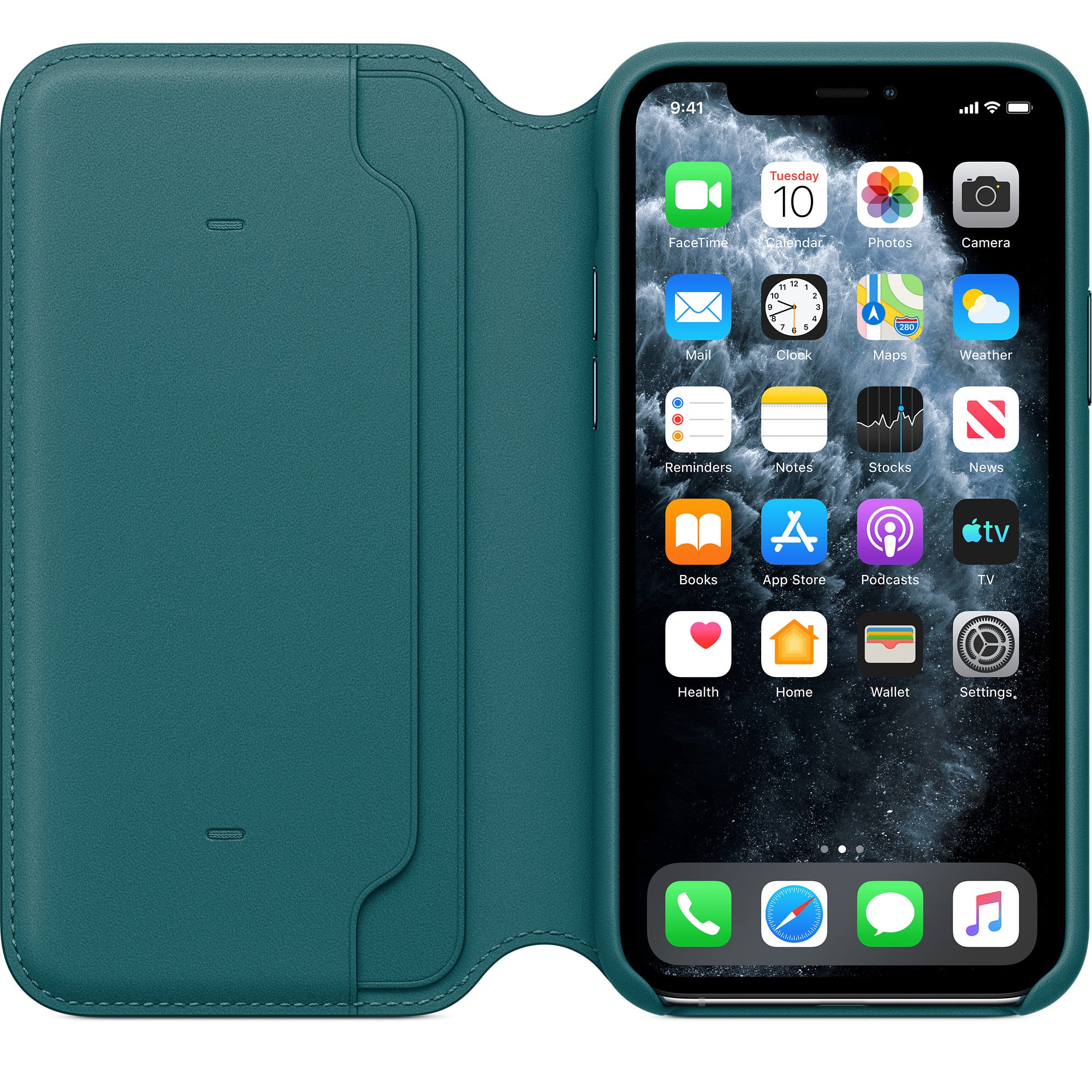 Apple iPhone 11 Pro Leather Folio - Black - Brand New