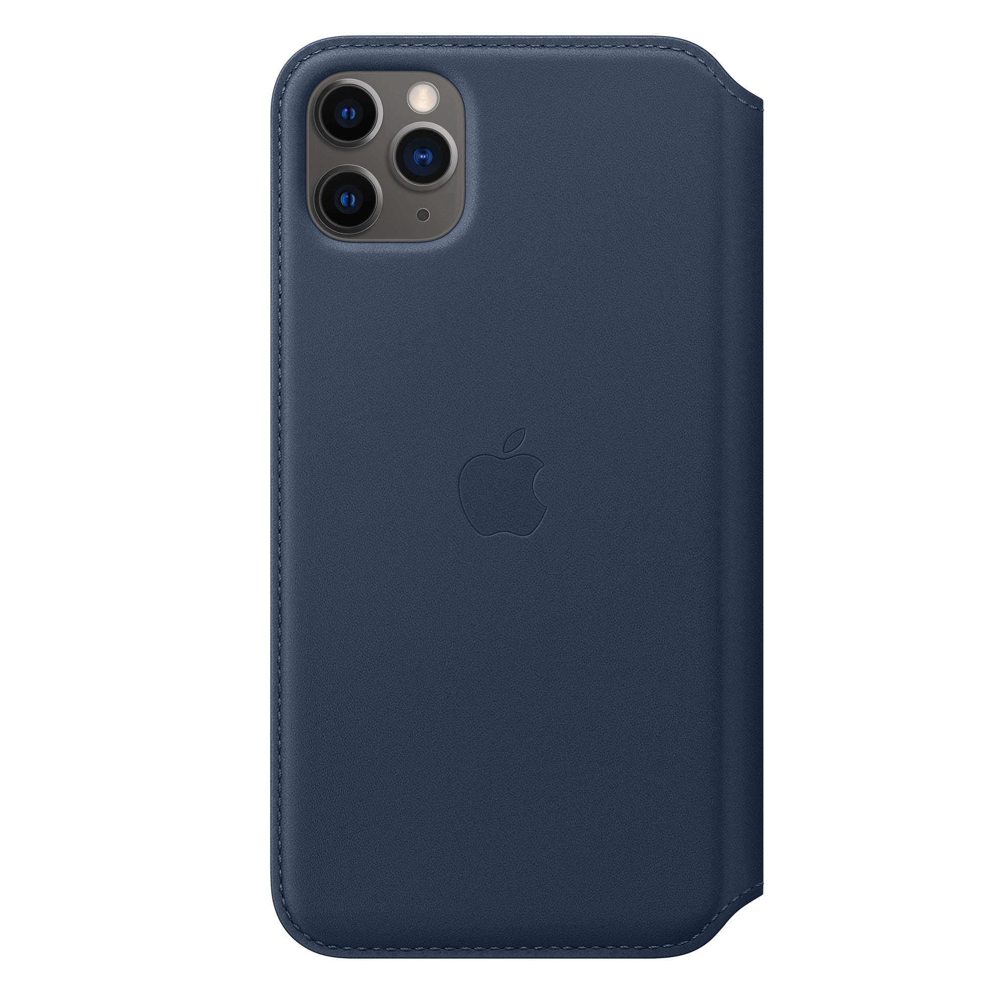 Apple iPhone 11 Pro Max Leather Folio - Deep Sea Blue - Brand New iPhone Case Apple Deep Sea Blue Deep Sea Blue New - Sealed