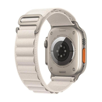 Refurbished Apple Watch Ultra - 49mm Natural Titanium Case with Beige Alpine Loop Band