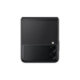 Refurbished Samsung Galaxy Z Flip3 in phantom black, compact design.