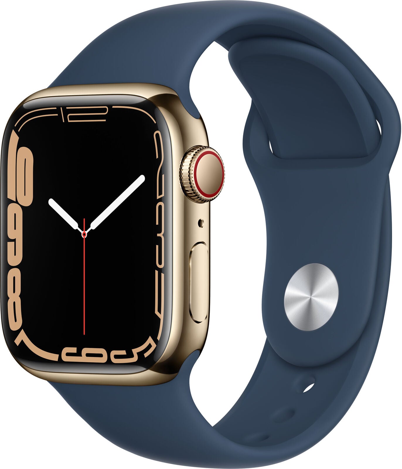 Apple Watch Series 7 Stainless Steel 45mm Gold Cellular Good Smartwatch Apple 45mm Gold Good