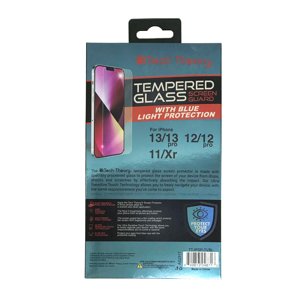 iPhone 12/12 Pro Tempered Glass Screen Protector Guard