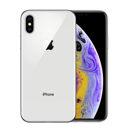 Apple iPhone XS Max 64GB Silver Very Good - AT&T