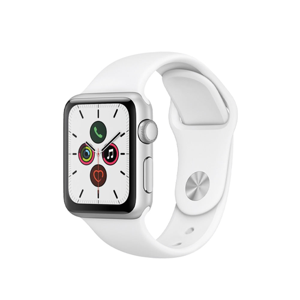 Apple Watch Series 5 Aluminum 40mm Silver Cellular + GPS Pristine