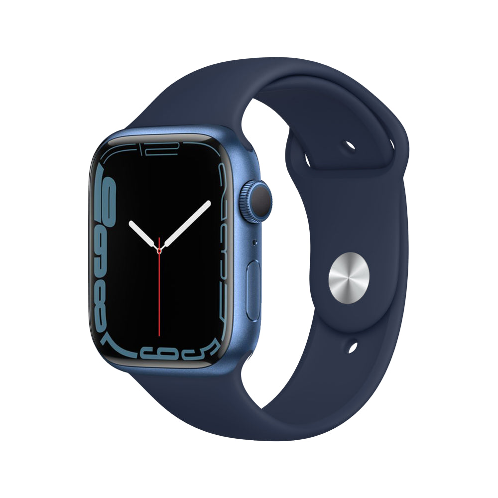Apple Watch Series 7 Aluminum 45mm Blue GPS WiFi Very Good